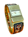 Vintage Hermès Gold Plated Bangle Watch