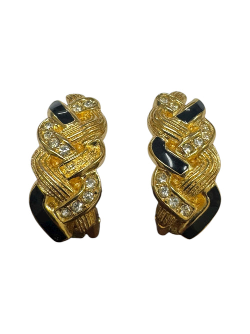 Vintage Christian Dior Clip-On Earrings