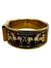 Vintage Hermès Gold Plated Bangle Watch