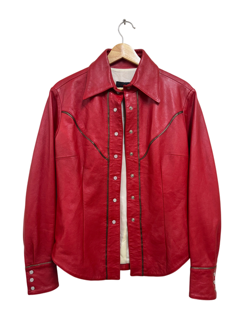 Vintage rose d. Leather Jacket