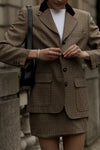 Vintage Burberry Skirt Suit Set