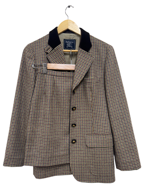Vintage Burberry Skirt Suit Set