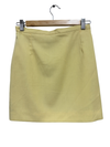Vintage Suit Skirt Two-Piece Set Yellow