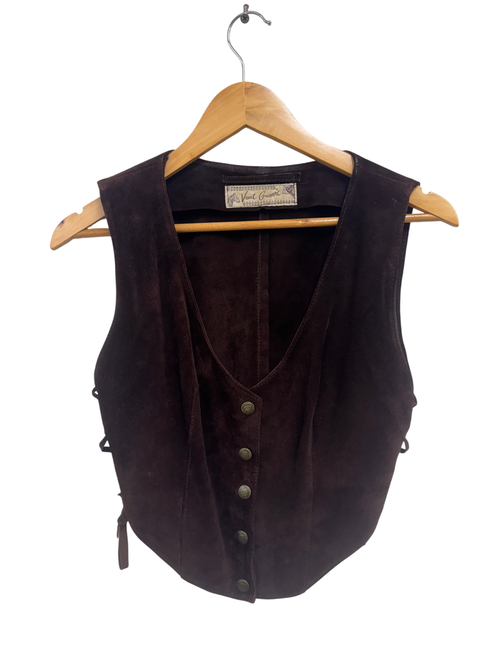 Vintage Suede Waistcoat