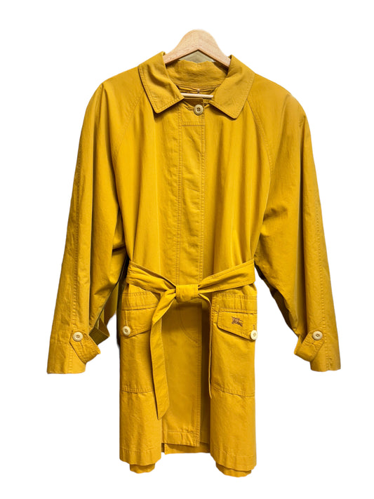 Vintage Burberry Mustard Yellow Coat