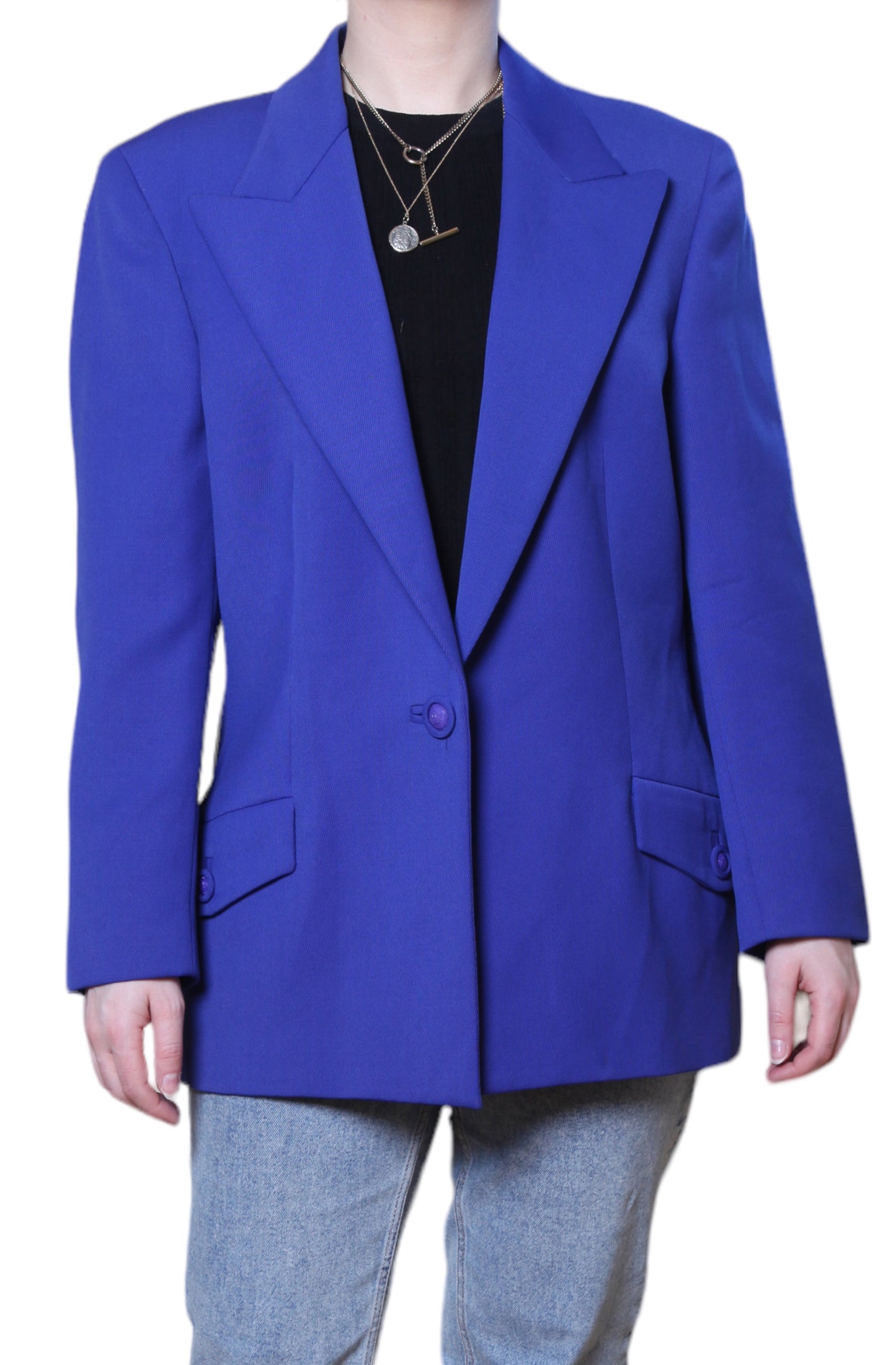 Vintage Blue Gianni Versace Blazer