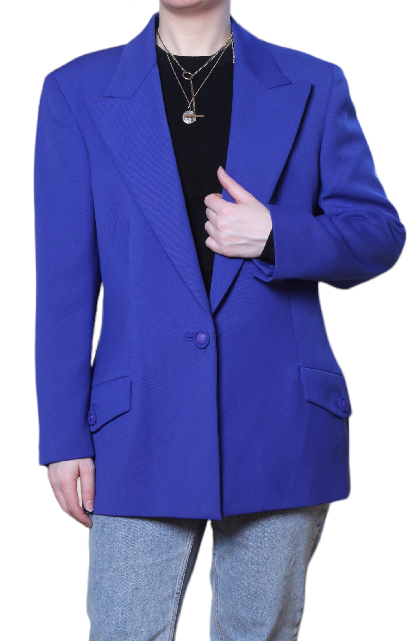 Vintage Blue Gianni Versace Blazer