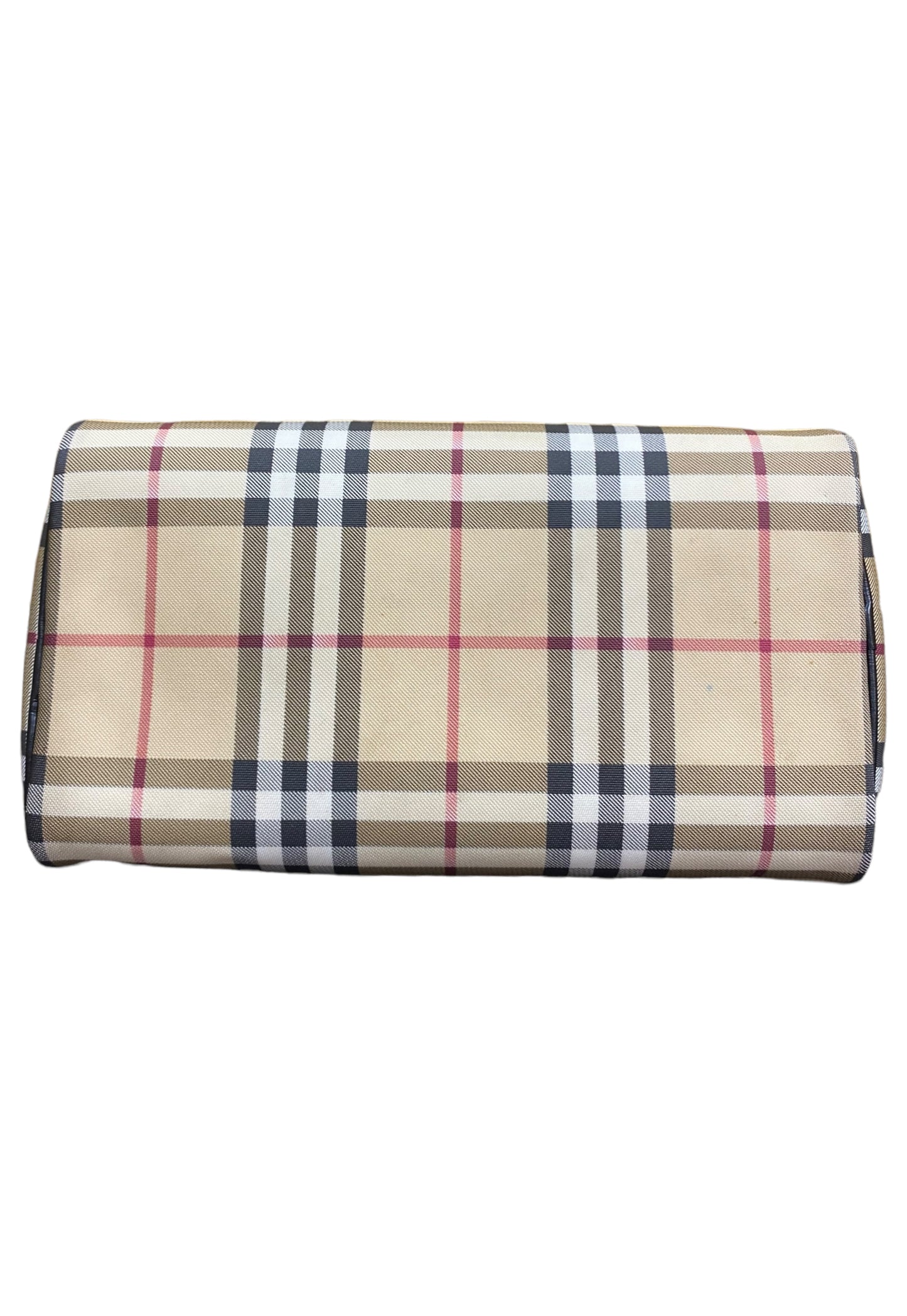 Vintage Burberry Check Bowler Bag