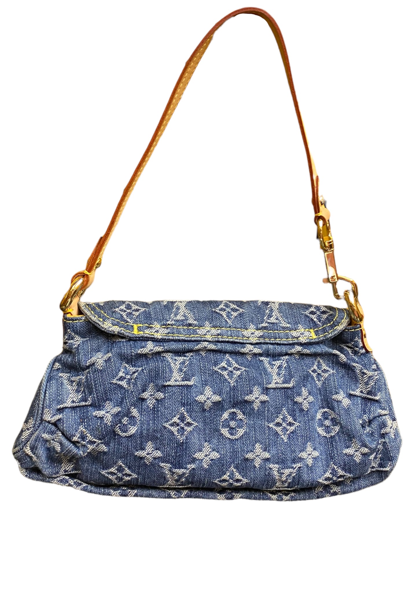 Vintage Louis Vuitton Mini Pleaty Monogram Denim Bag