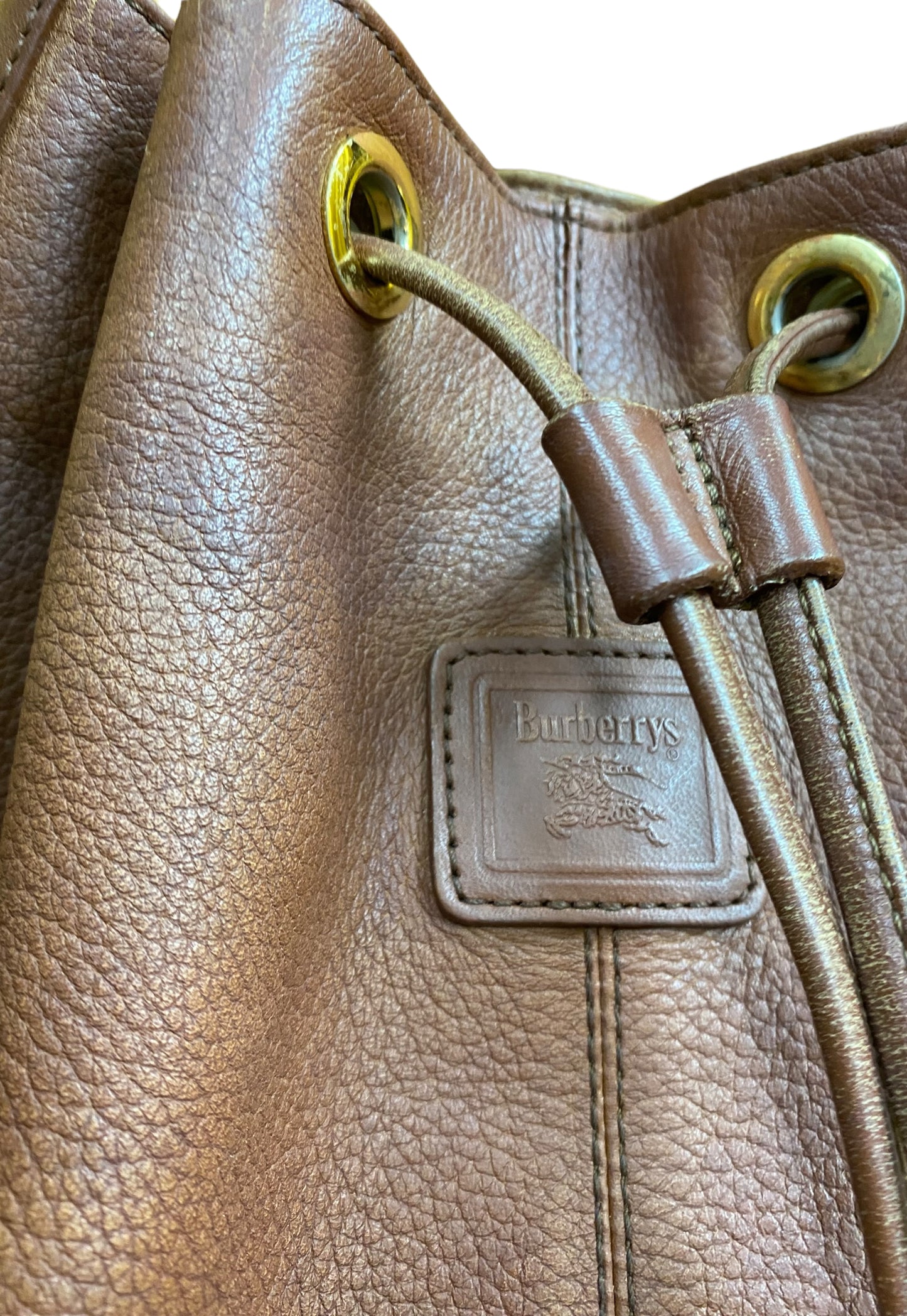 Vintage Burberry Leather Crossbody