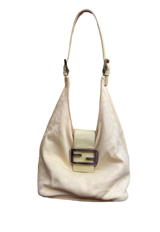 Vintage Fendi Yellow Shoulder Bag