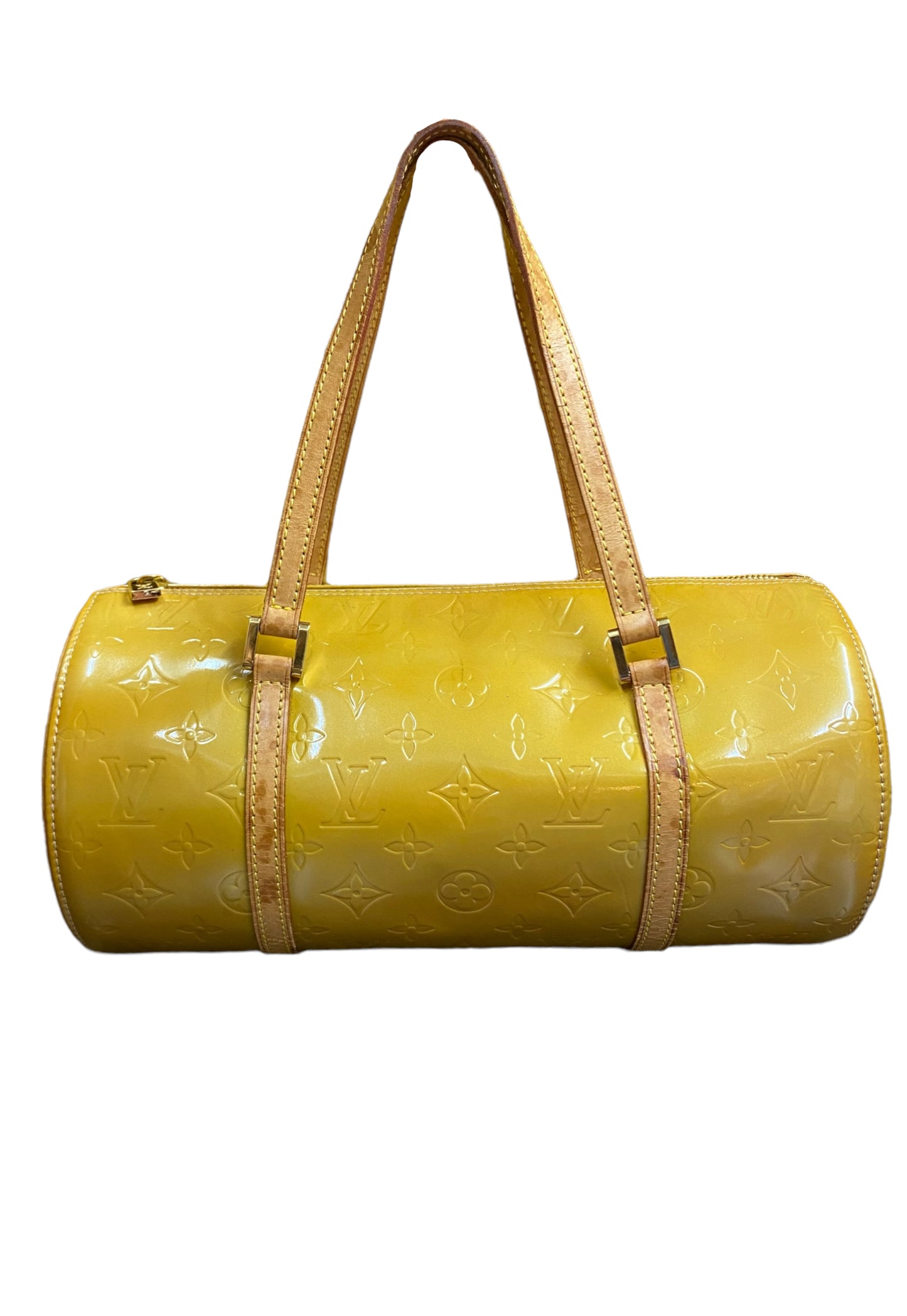 Vintage Louis Vuitton Yellow Vernis Monogram Bedford Bag