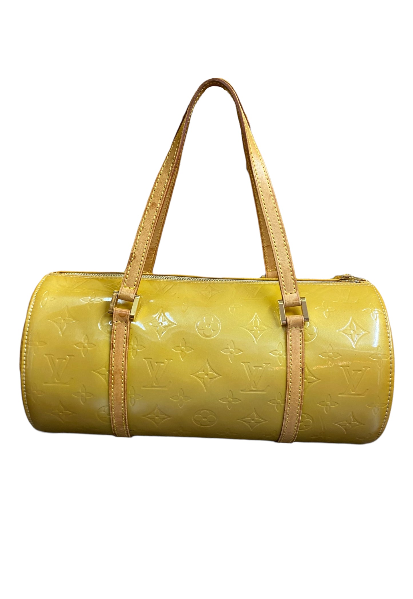 Vintage Louis Vuitton Yellow Vernis Monogram Bedford Bag