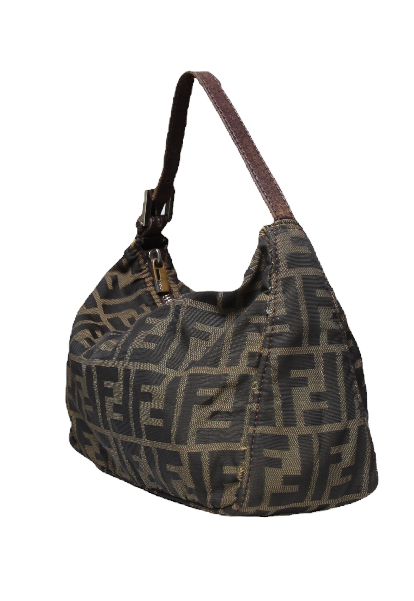 Vintage Fendi Zucca Shoulder Bag