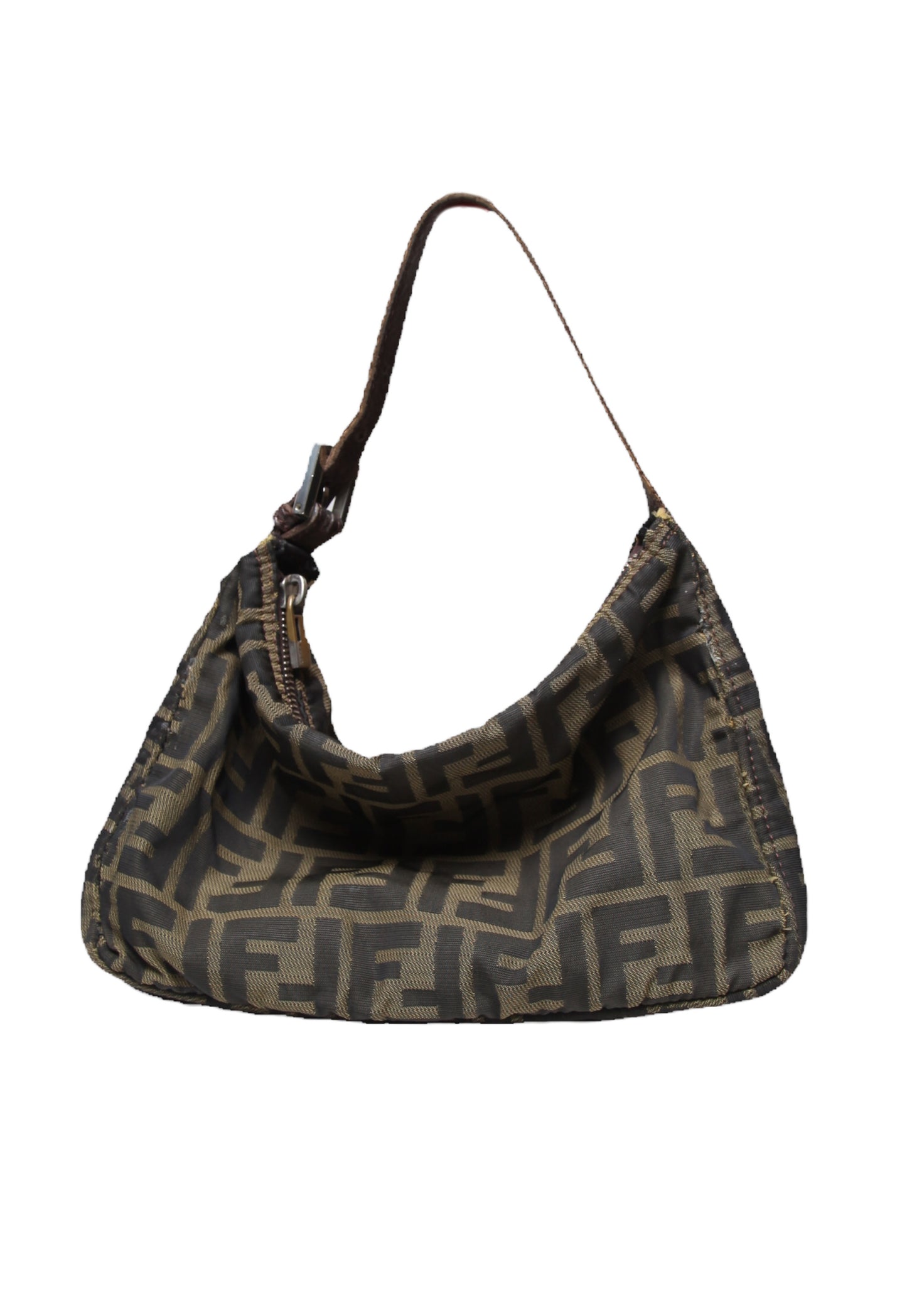 Vintage Fendi Zucca Shoulder Bag