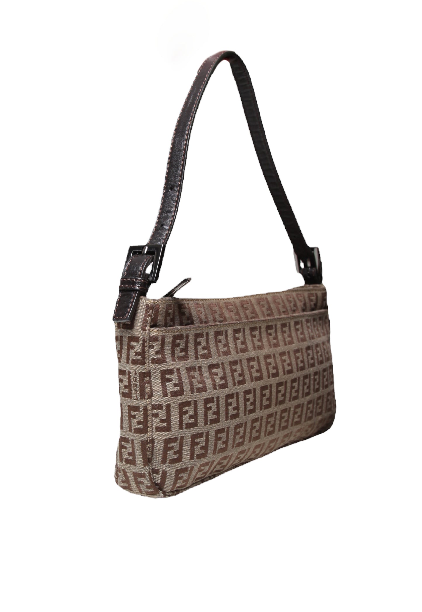 Vintage Fendi Light Brown Zucchino Shoulder bag