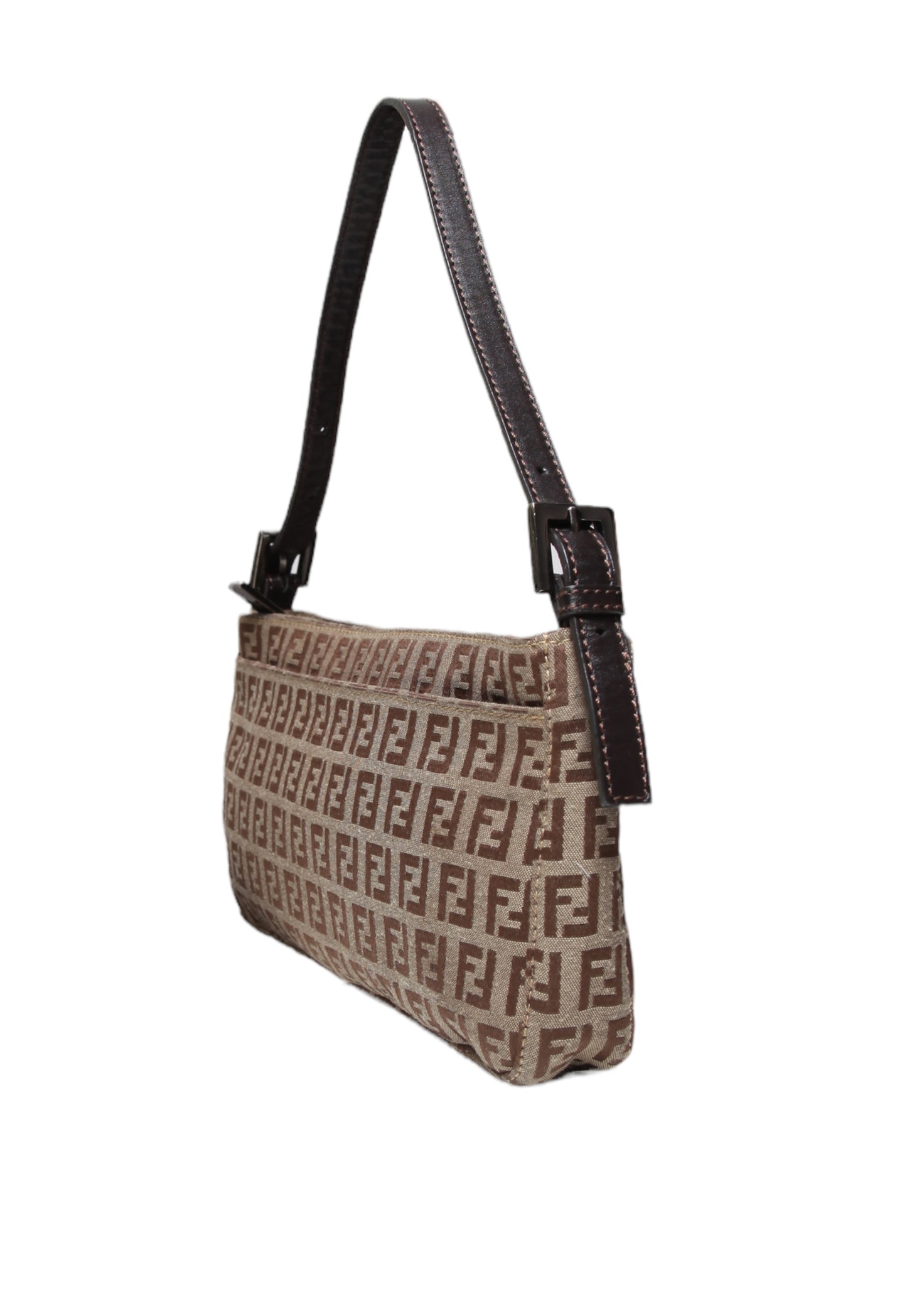 Vintage Fendi Light Brown Zucchino Shoulder bag