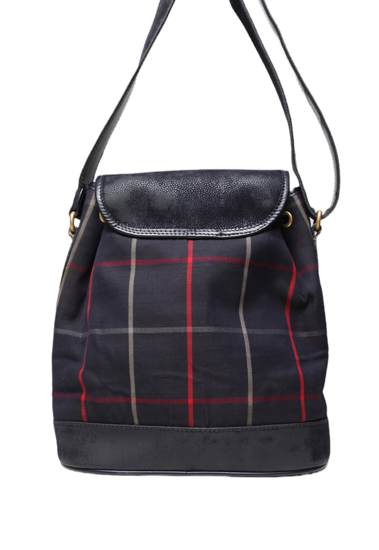 Vintage Burberry Navy Crossbody Bag