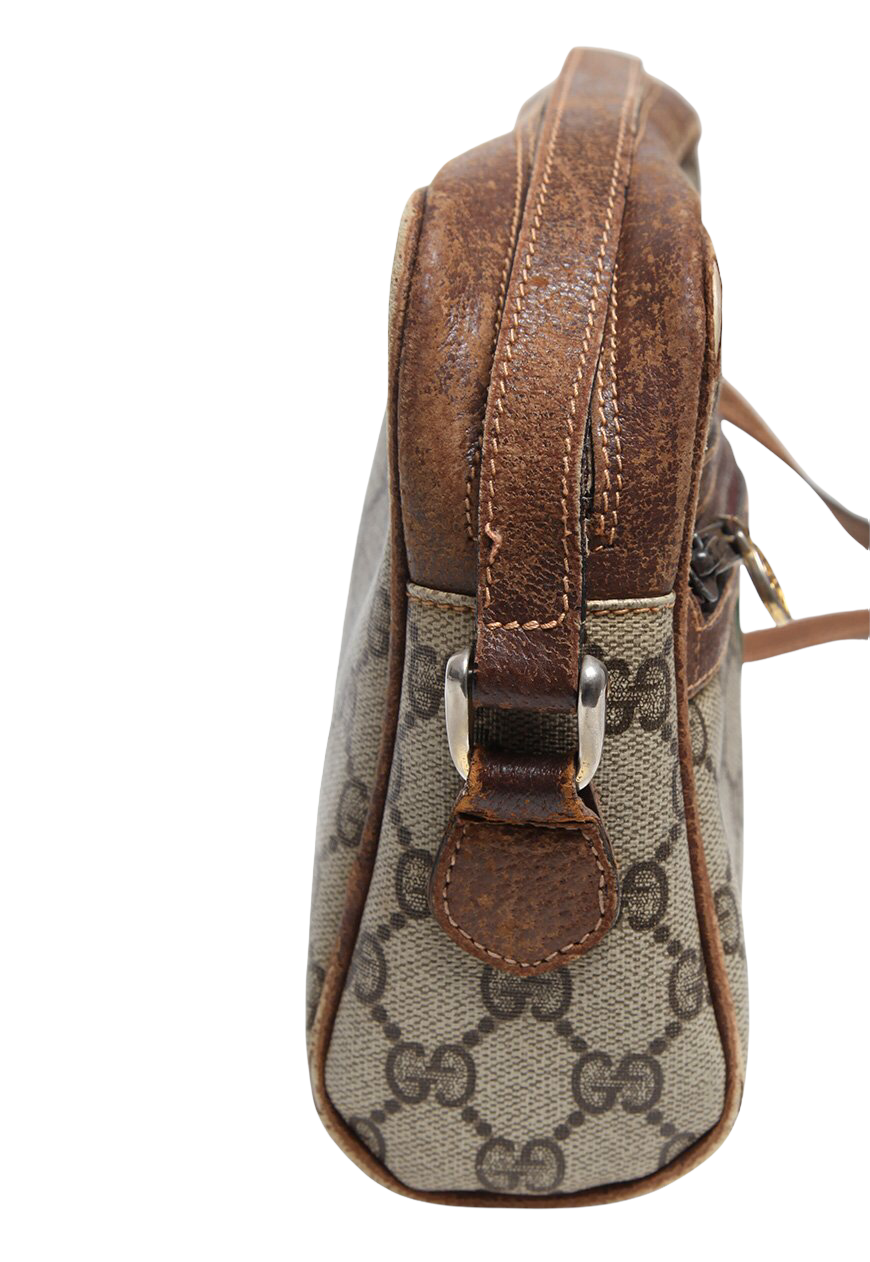 Vintage Gucci GG Ophidia Brown Crossbody Bag