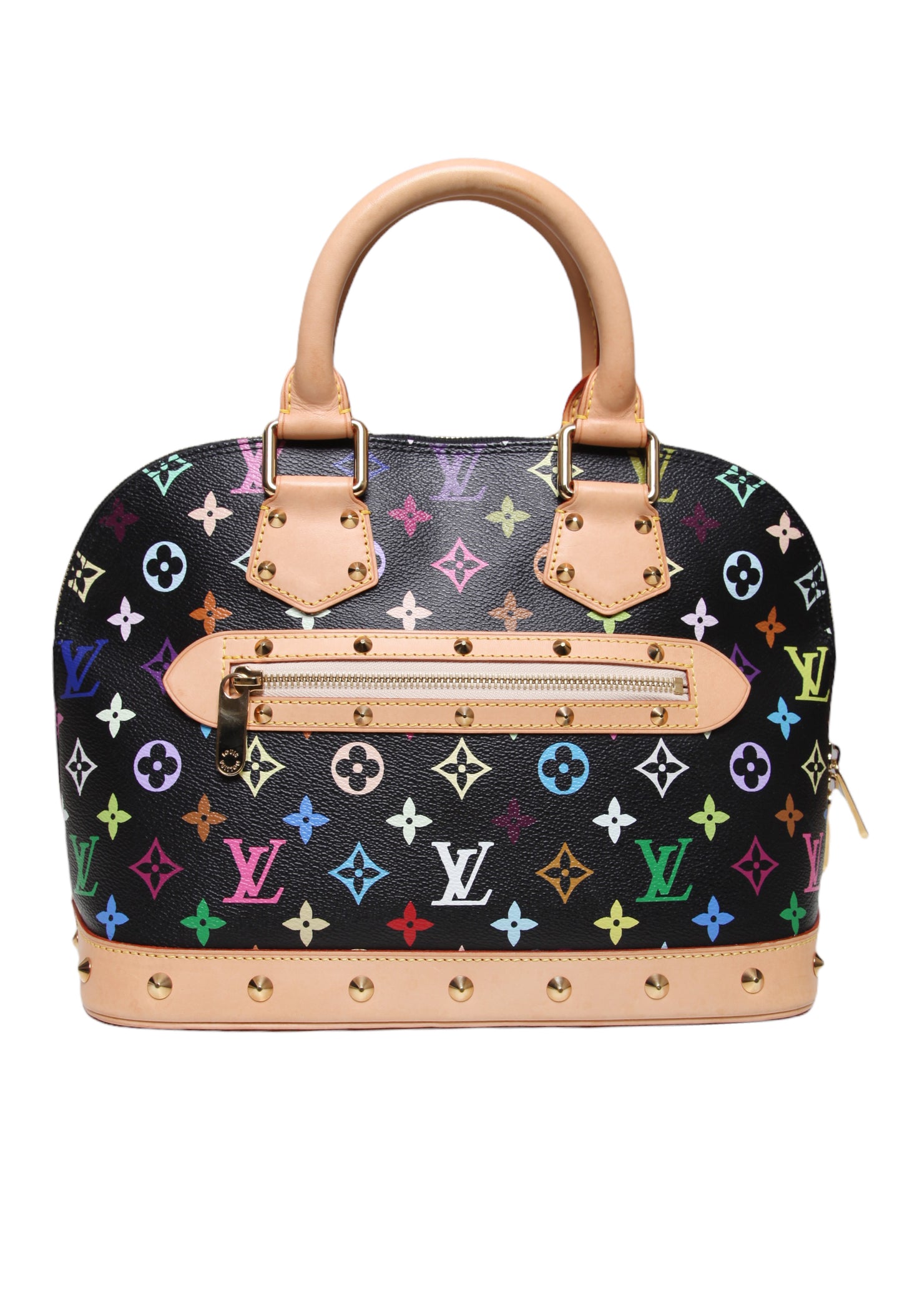 Preloved Louis Vuitton Multicolour Black Alma