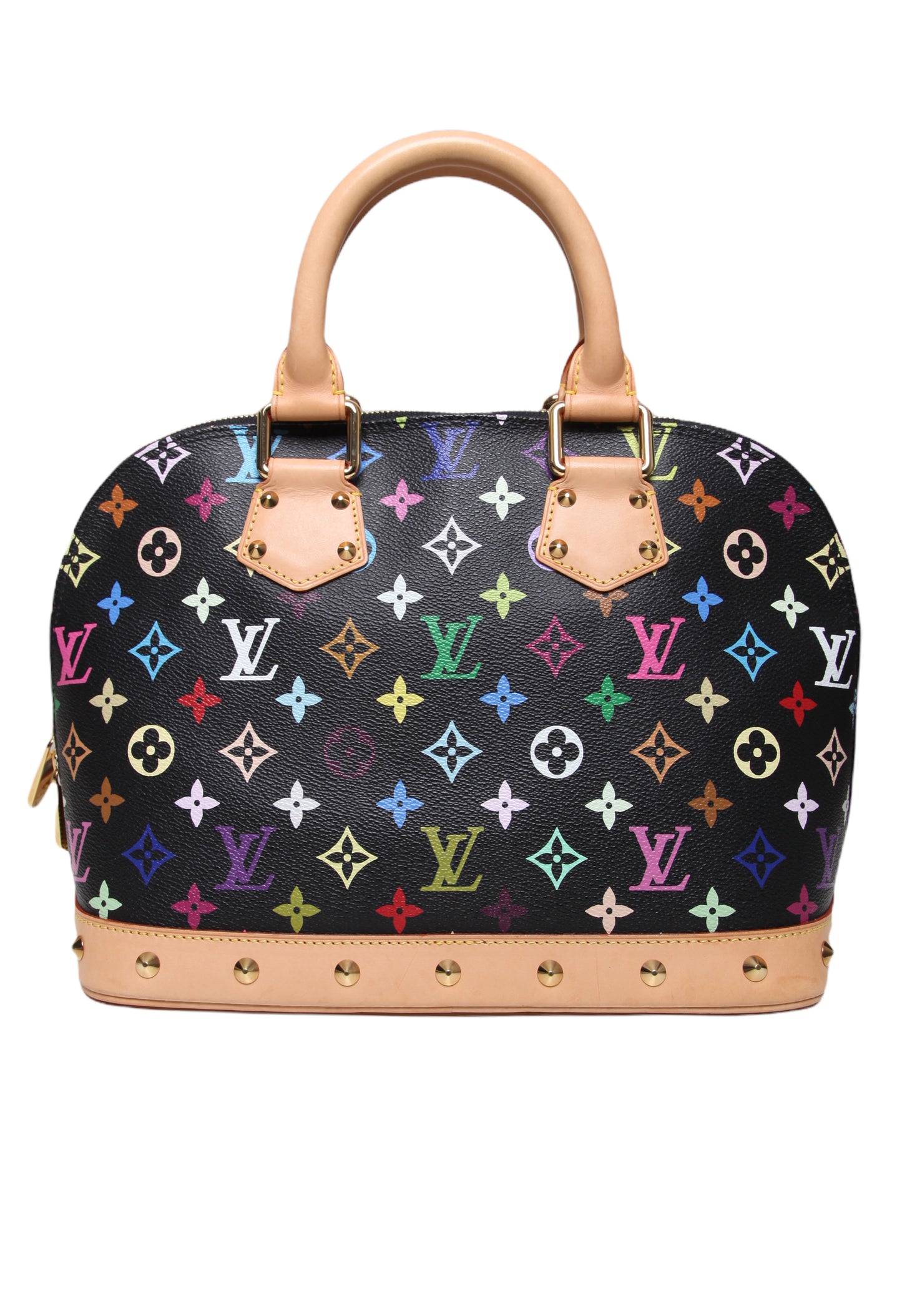 Preloved Louis Vuitton Multicolour Black Alma