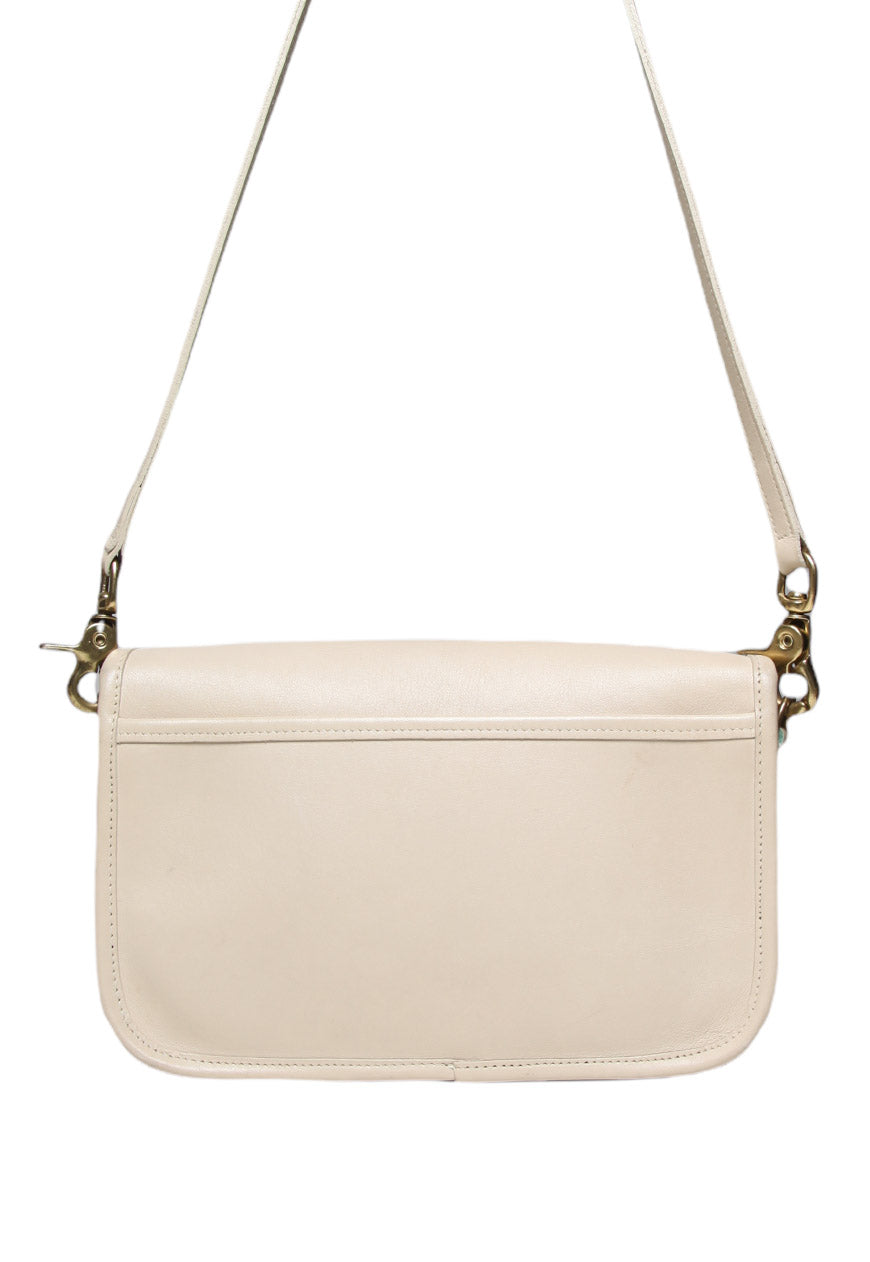 Vintage Coach Cream Crossbody