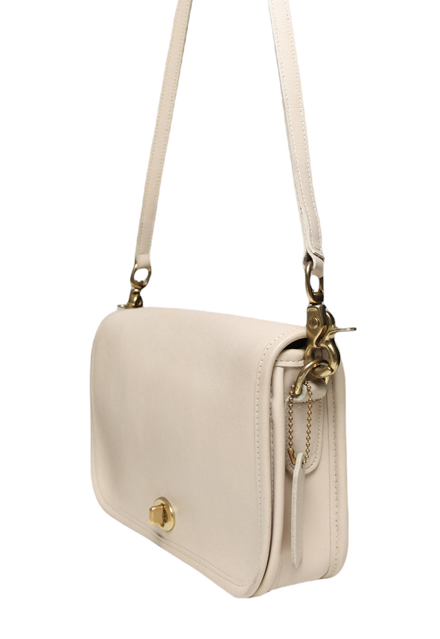 Vintage Coach Cream Crossbody