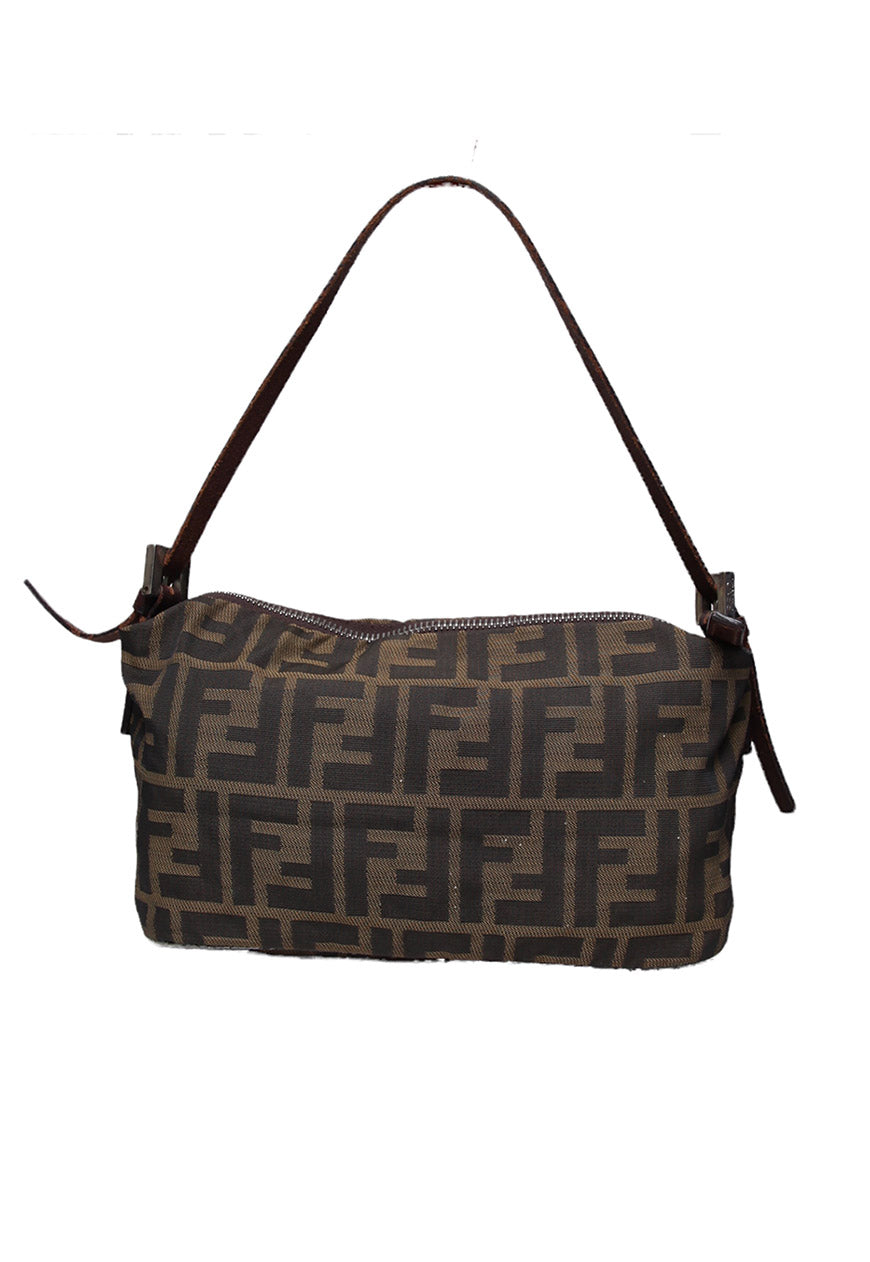 Vintage Fendi Zucca Shoulder Bag