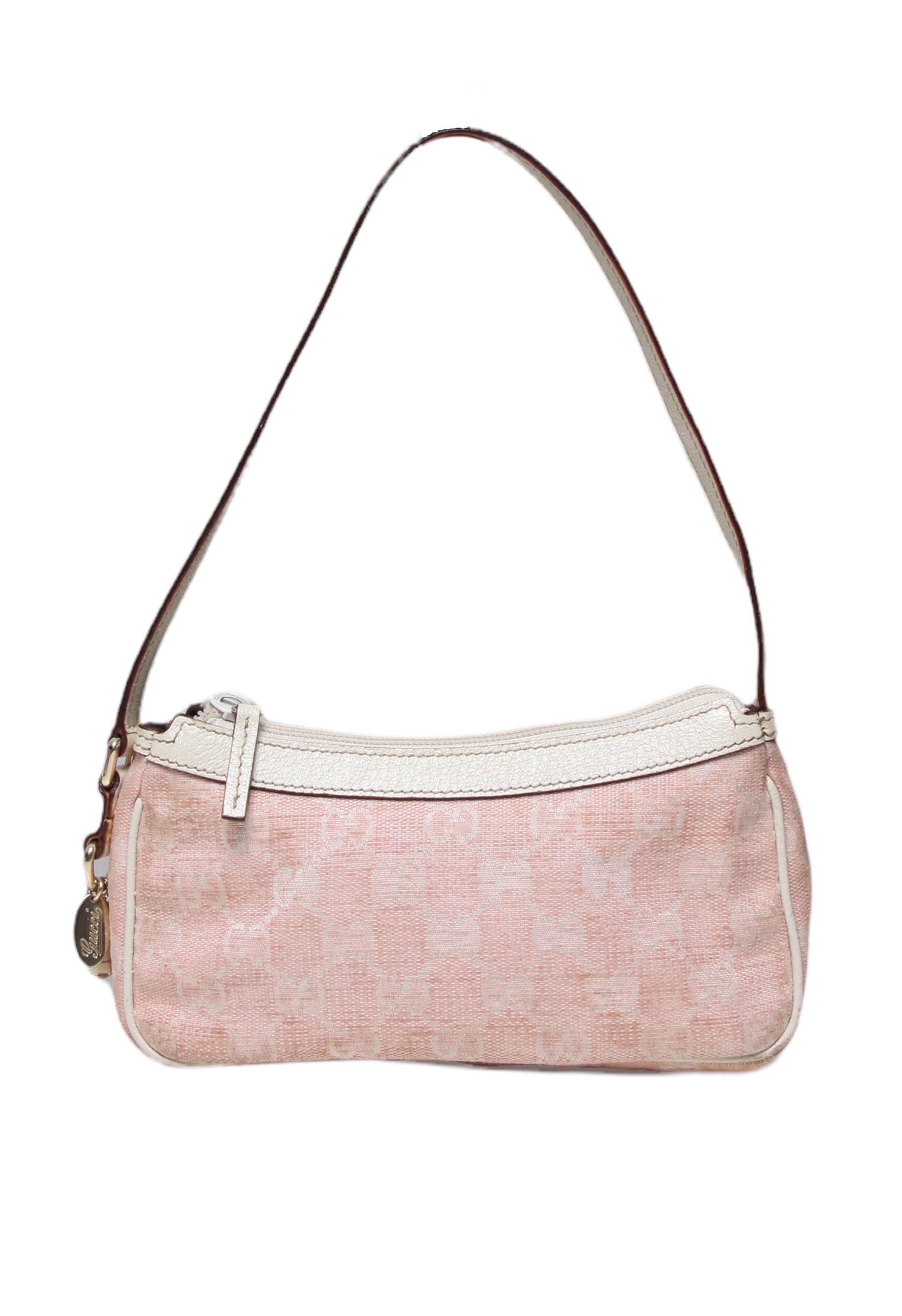 Vintage Gucci GG Canvas Jolicoeur Pink Pochette