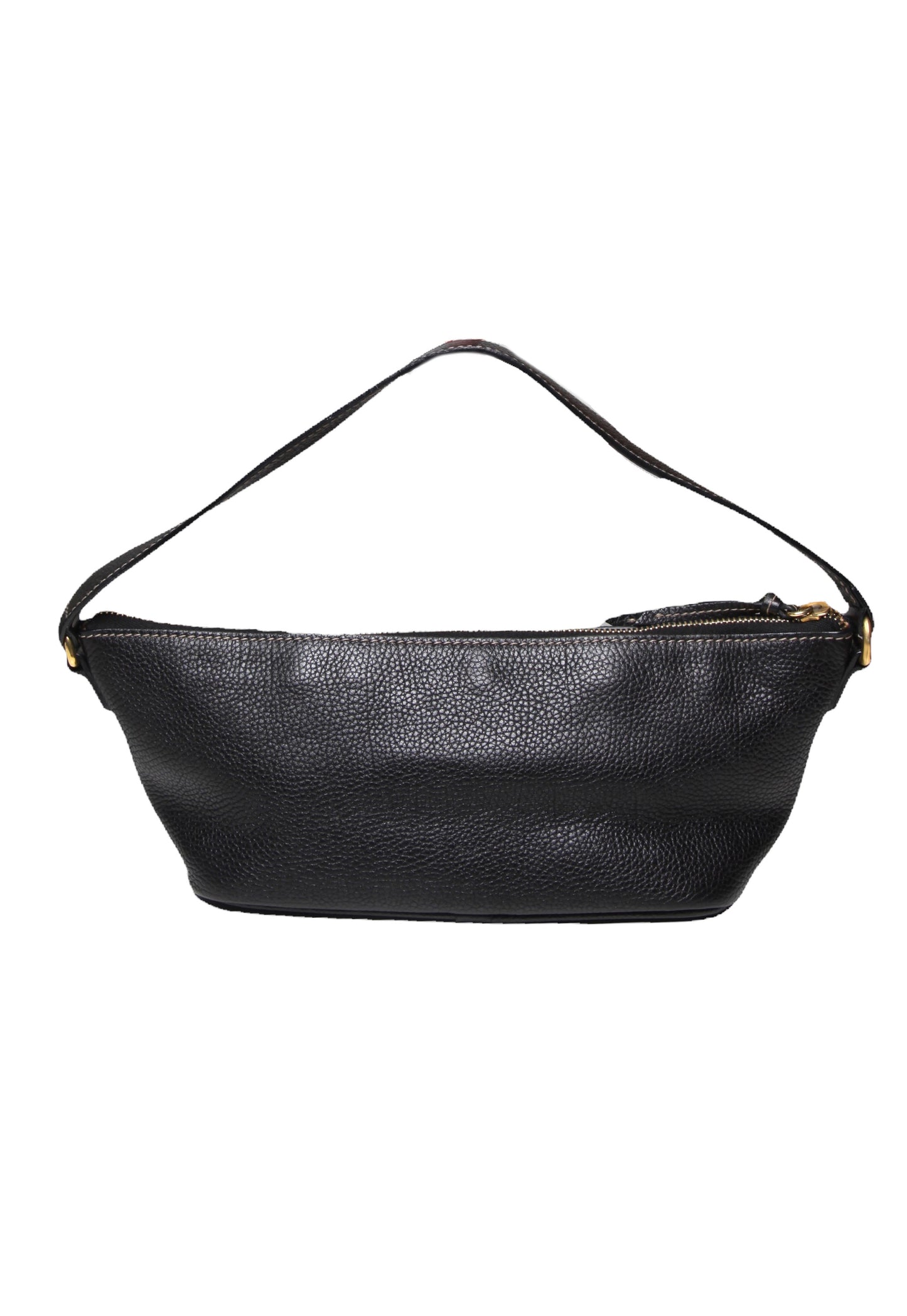 Vintage Dolce & Gabbana Black Leather Pochette