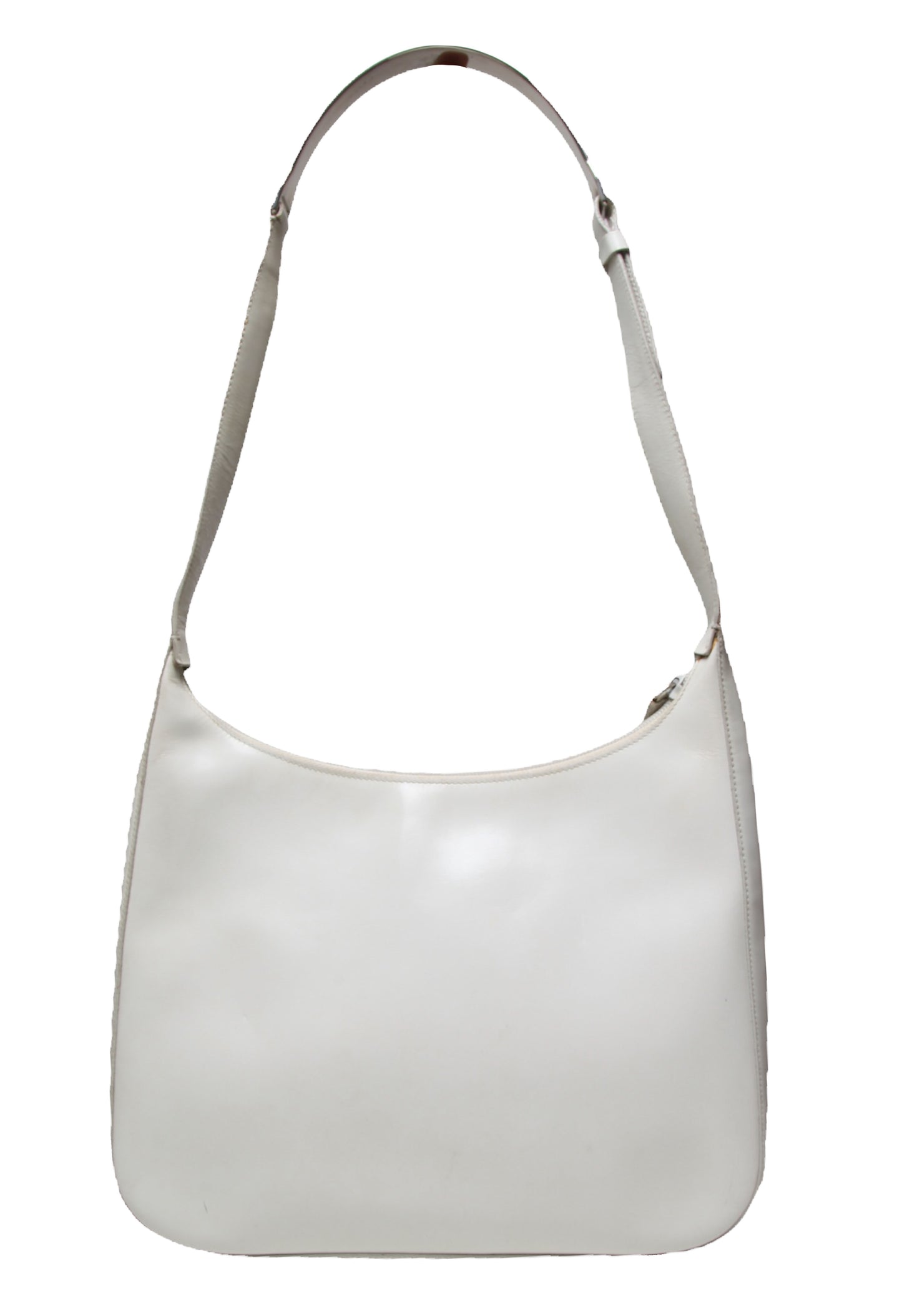 Vintage White / Cream Leather Prada Bag