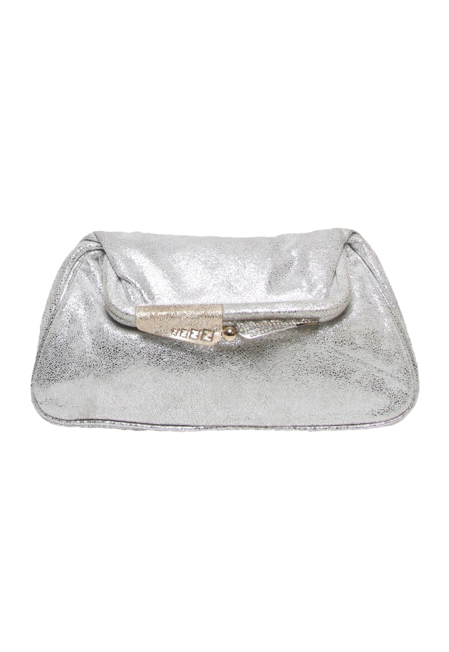 Vintage Fendi Silver Clutch Bag