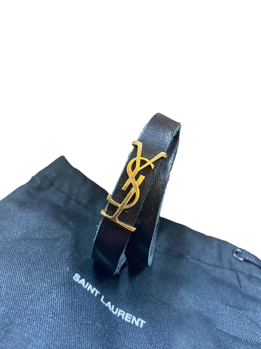 Preloved YSL Leather Bracelet